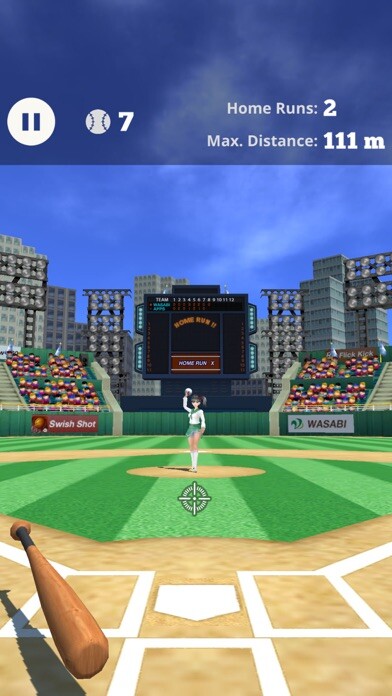 Emulate iPhone app Home Run X 3D - Baseball Batting Game using MyAndroid Emulate iPhone app Home Run X 3D - Baseball Batting Game using MyAndroid