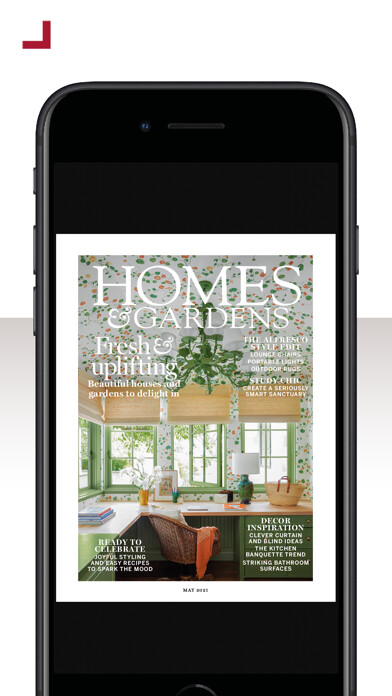 Emulate iPhone app Homes and Gardens Magazine NA using MyAndroid