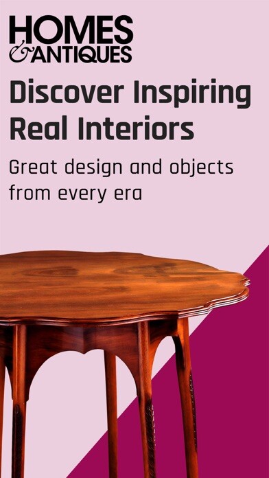 Emulate iPhone app Homes & Antiques Magazine using MyAndroid