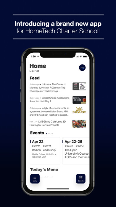 Emulate iPhone app HomeTech Charter School CA using MyAndroid Emulate iPhone app HomeTech Charter School CA using MyAndroid