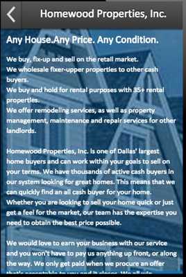Emulate Android APK Homewood Properties, Inc.