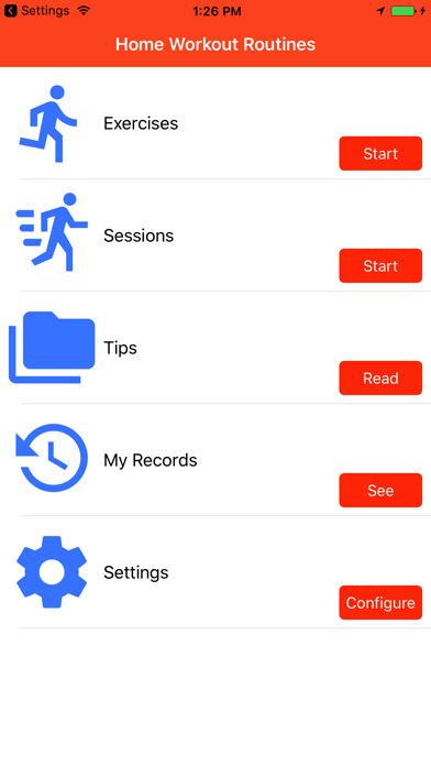 Emulate iPhone app Home workout routines using MyAndroid Emulate iPhone app Home workout routines using MyAndroid