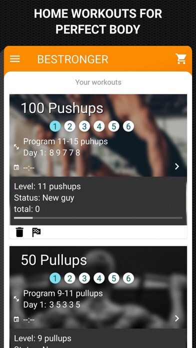 Emulate iPhone app Home workouts BeStronger using MyAndroid Emulate iPhone app Home workouts BeStronger using MyAndroid