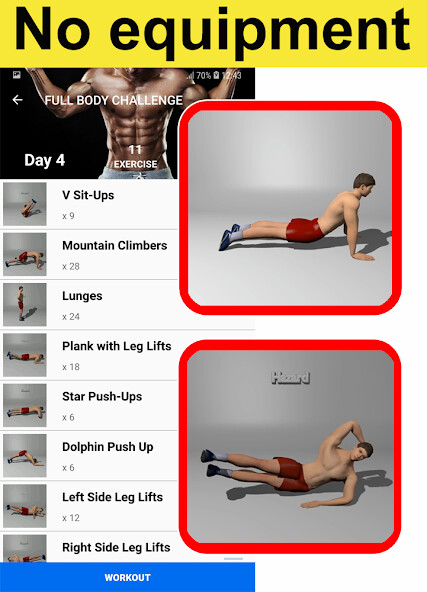 Run android online APK Home Workouts No Equipment Pro from MyAndroid or emulate Home Workouts No Equipment Pro using MyAndroid