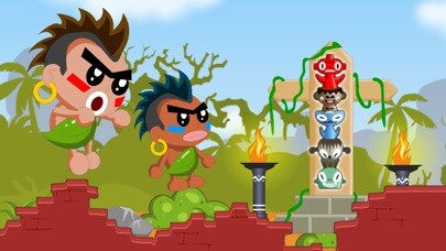 Emulate iPhone app Hominid Brother-2 Player Games using MyAndroid