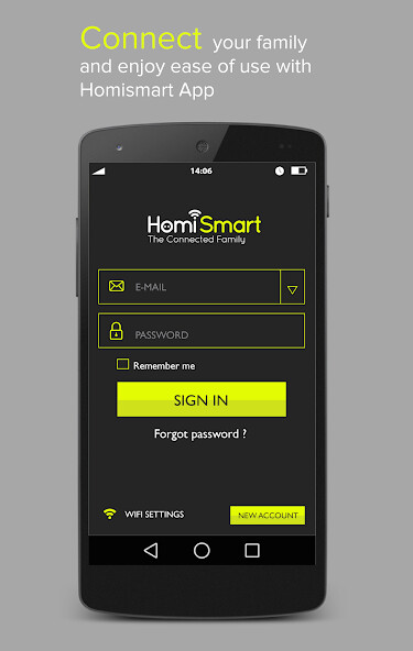 Emulate iPhone app HomiSmart using MyAndroid