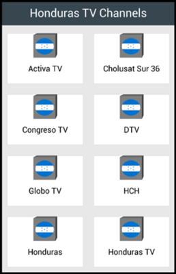 Emulate Android APK Honduras TV Channels
