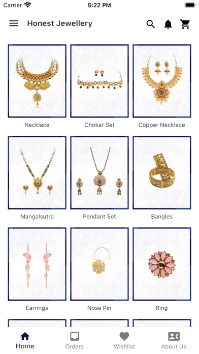 Emulate iPhone app Honest Jewellery Shopping App using MyAndroid Emulate iPhone app Honest Jewellery Shopping App using MyAndroid