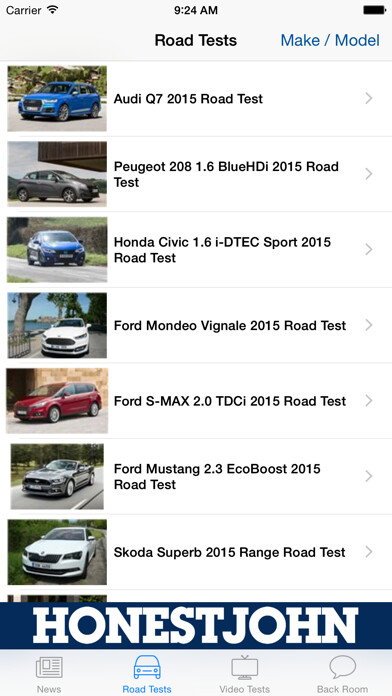 Emulate iPhone app HonestJohn Motoring Advice using MyAndroid Emulate iPhone app HonestJohn Motoring Advice using MyAndroid