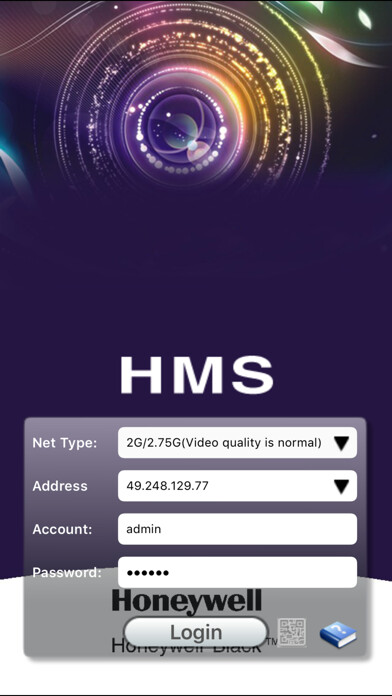 Emulate iPhone app Honeywell HMS Viewer using MyAndroid