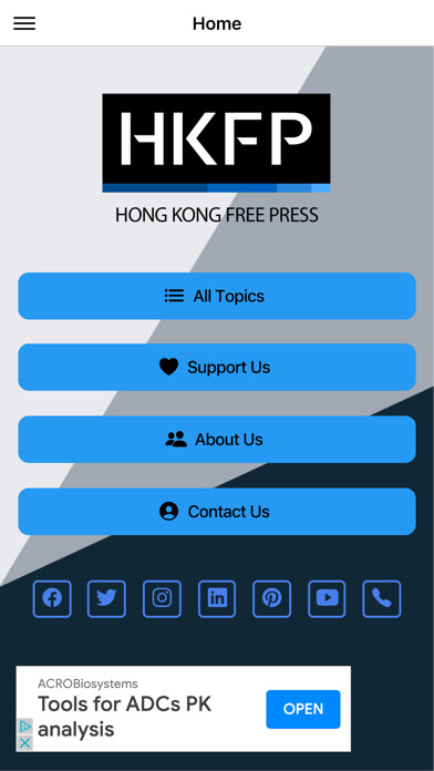 Emulate iPhone app Hong Kong Free Press using MyAndroid Emulate iPhone app Hong Kong Free Press using MyAndroid