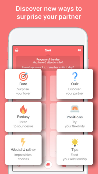 Emulate iPhone app Honi - Game for couples using MyAndroid