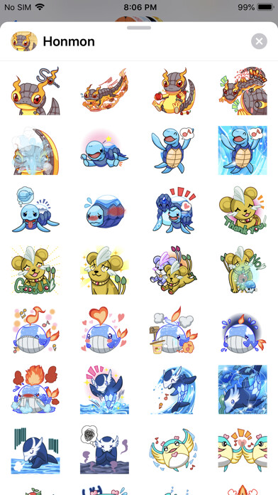 Emulate iPhone app Honmon: Sizzlizz & Friends using MyAndroid
