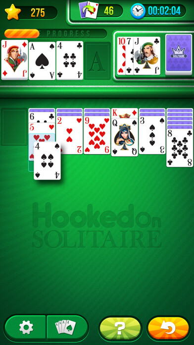 Emulate iPhone app Hooked On Solitaire using MyAndroid