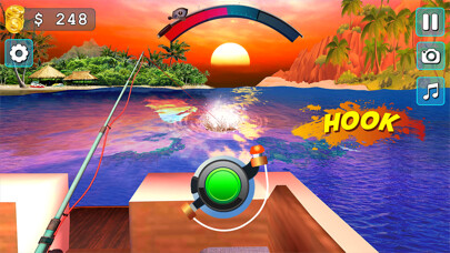 Emulate iPhone app Hook Hunter: Fishing Games 3D using MyAndroid
