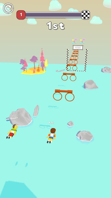 Emulate iPhone app Hook Race 3D! using MyAndroid Emulate iPhone app Hook Race 3D! using MyAndroid