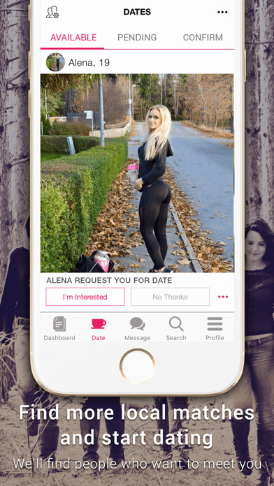 Emulate iPhone app Hookups Dating App – Meet New People using MyAndroid