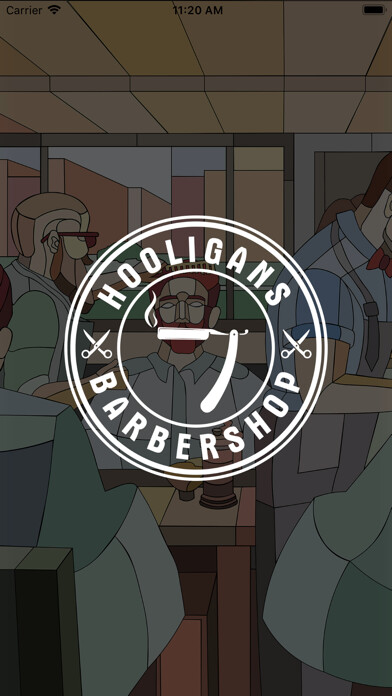 Emulate iPhone app Hooligans barbershop using MyAndroid Emulate iPhone app Hooligans barbershop using MyAndroid