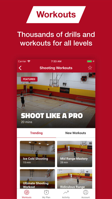 Emulate iPhone app HoopLife using MyAndroid