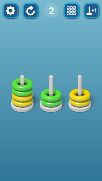 Run android online APK Hoop Stack: Sort Puzzle from MyAndroid or emulate Hoop Stack: Sort Puzzle using MyAndroid