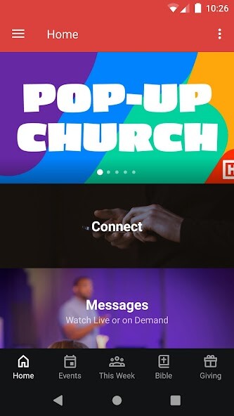 Emulate iPhone app Hope City Church IA using MyAndroid Emulate iPhone app Hope City Church IA using MyAndroid