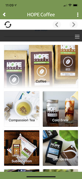 Run android online APK HOPE Coffee from MyAndroid or emulate HOPE Coffee using MyAndroid
