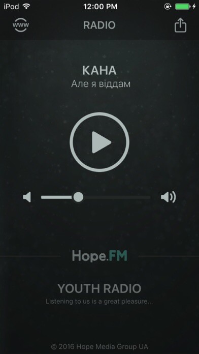 Emulate iPhone app Hope.FM – Christian radio using MyAndroid Emulate iPhone app Hope.FM – Christian radio using MyAndroid