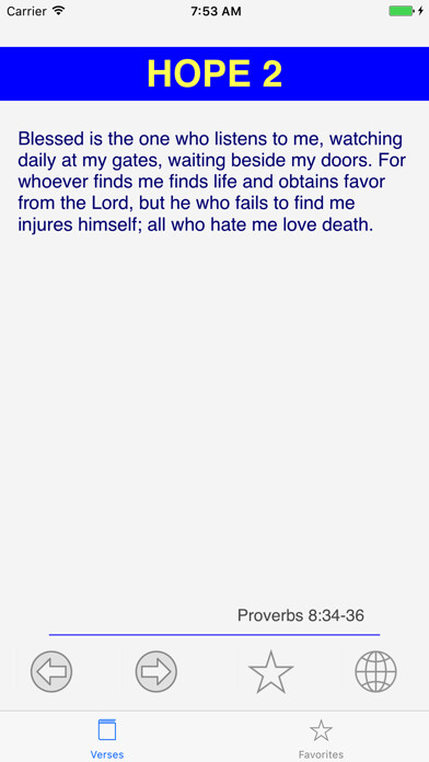 Emulate iPhone app Hope from the Proverbs using MyAndroid Emulate iPhone app Hope from the Proverbs using MyAndroid