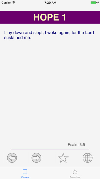 Emulate iPhone app Hope from the Psalms using MyAndroid