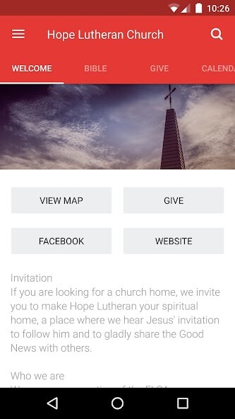 Run android online APK Hope Lutheran Church from MyAndroid or emulate Hope Lutheran Church using MyAndroid Run android online APK Hope Lutheran Church from MyAndroid or emulate Hope Lutheran Church using MyAndroid