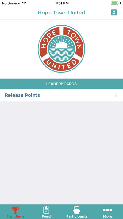 Emulate iPhone app Hope Town United Foundation using MyAndroid