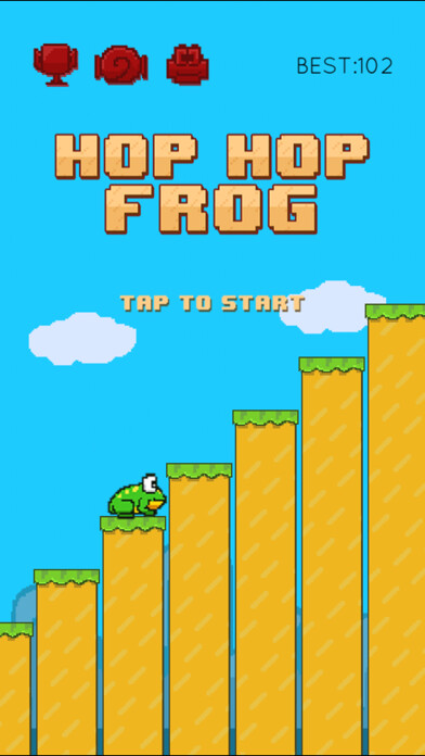 Emulate iPhone app Hop Hop Frog! - Leap Froggy Hopper using MyAndroid