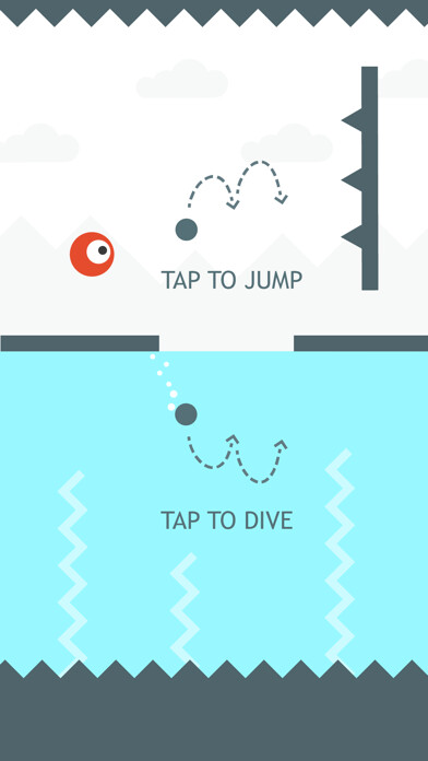 Emulate iPhone app Hop Hop Hop Underwater using MyAndroid
