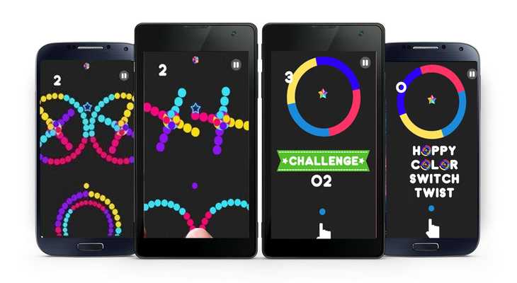 Emulate Android APK Hoppy Color Switch Twist