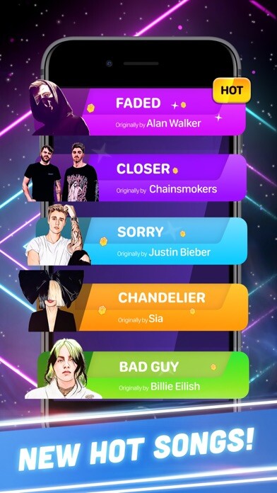 Emulate iPhone app Hop Tiles 3D: Hit music game using MyAndroid Emulate iPhone app Hop Tiles 3D: Hit music game using MyAndroid