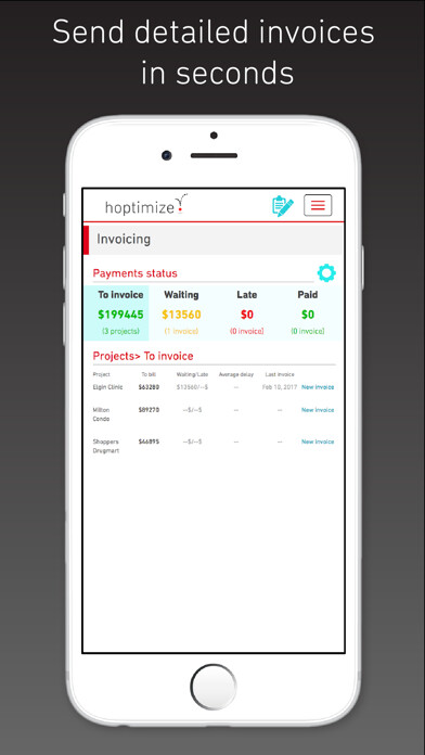 Emulate iPhone app hoptimize PRO Construction using MyAndroid Emulate iPhone app hoptimize PRO Construction using MyAndroid