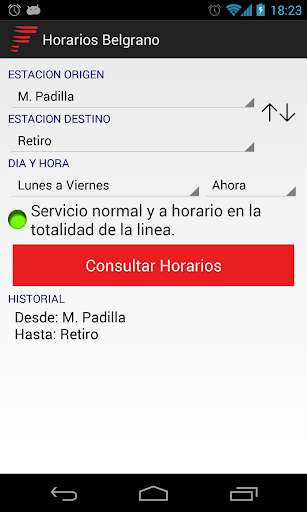 Run android online APK Horarios Belgrano Norte from MyAndroid or emulate Horarios Belgrano Norte using MyAndroid Run android online APK Horarios Belgrano Norte from MyAndroid or emulate Horarios Belgrano Norte using MyAndroid
