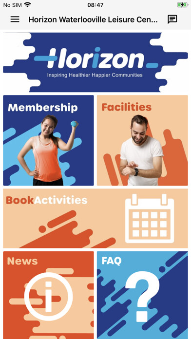 Emulate iPhone app Horizon Leisure Centres using MyAndroid Emulate iPhone app Horizon Leisure Centres using MyAndroid