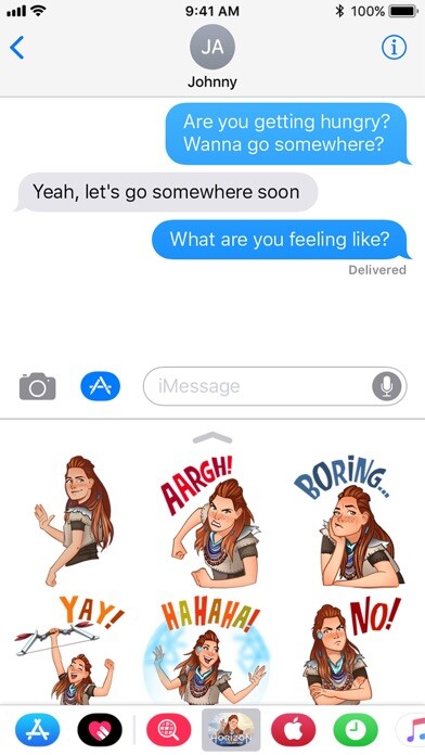 Emulate iPhone app Horizon Stickers using MyAndroid