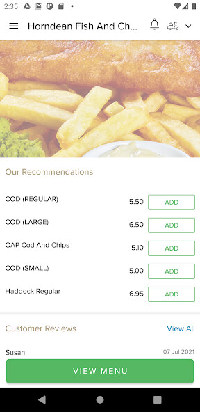 Run android online APK Horndean Fish And Chips from MyAndroid or emulate Horndean Fish And Chips using MyAndroid