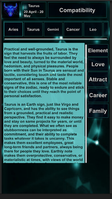Emulate iPhone app Horoscope Compatibility En using MyAndroid