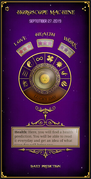 Run android online APK Horoscope machine - Fast horoscope  luck from MyAndroid or emulate Horoscope machine - Fast horoscope  luck using MyAndroid