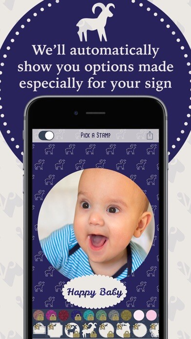 Emulate iPhone app Horoscope Monogram Wallpaper using MyAndroid