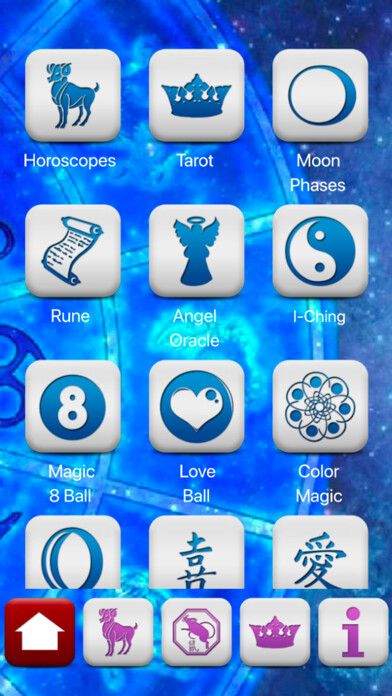 Emulate iPhone app Horoscopes and Tarots using MyAndroid
