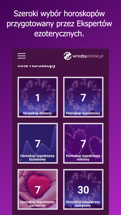 Emulate iPhone app Horoskop dzienny Wróżby Online using MyAndroid