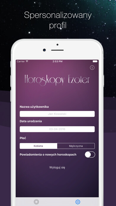 Emulate iPhone app Horoskopy Ezoter using MyAndroid Emulate iPhone app Horoskopy Ezoter using MyAndroid