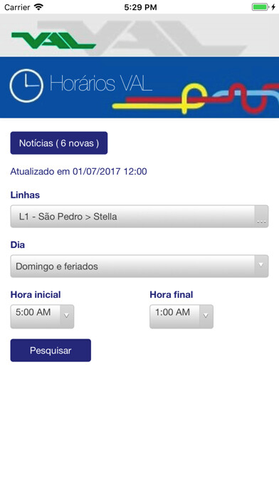 Emulate iPhone app Horários Val using MyAndroid Emulate iPhone app Horários Val using MyAndroid