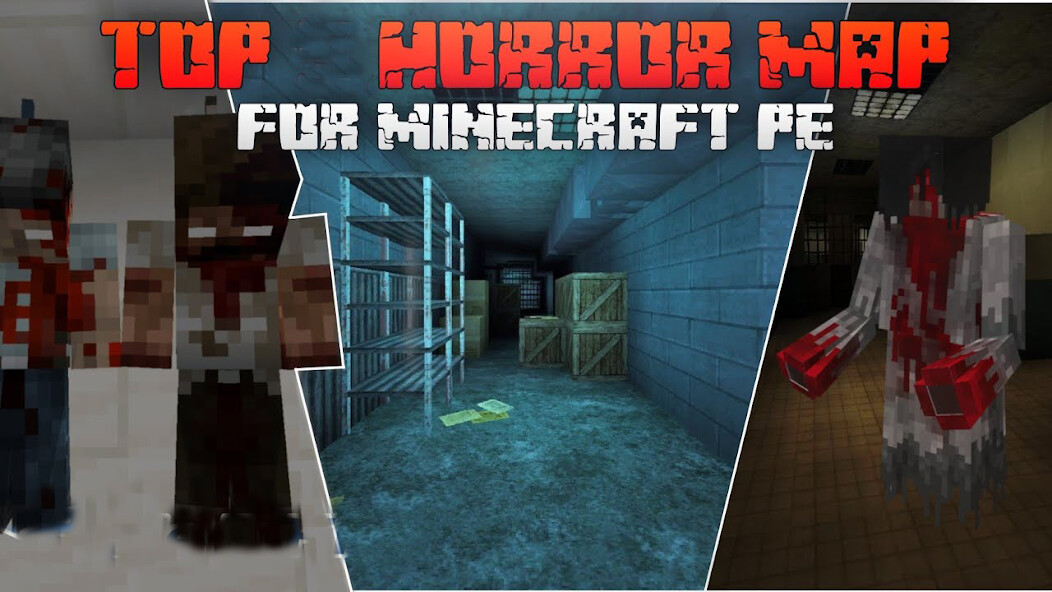 Run android online APK Horror map for Minecraft PE from MyAndroid or emulate Horror map for Minecraft PE using MyAndroid