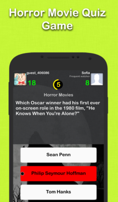 Emulate Android APK Horror Movie Trivia