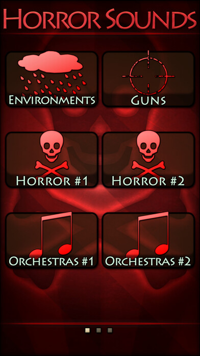 Emulate iPhone app Horror Sounds - SoundBox using MyAndroid